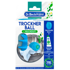 Кулька для сушильної машини + ополіскувач-парфум Dr. Beckmann Trockner Ball 50 мл. 